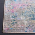 thumbnail image 5 of SAFAVIEH Sequoia Keith Abstract Polyester Machine Washable Area Rug, Green/Pink, 6'7" x 6'7" Square, 5 of 13
