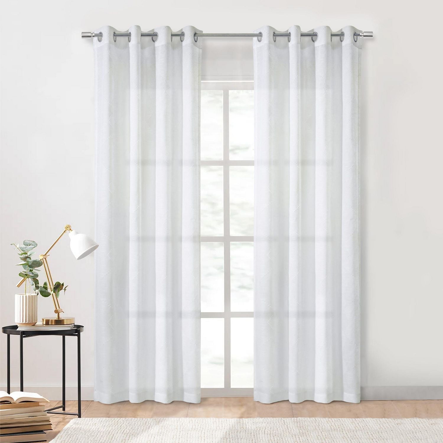 Dimitro Sheer Grommet Indoor Curtain
