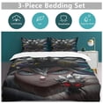 thumbnail image 5 of Black Clover Anime Home Bed 3-piece Set, Classic Japanese Anime Polyester Wash Student Dormitory Set, 5 of 5