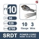 thumbnail image 2 of Cable de secado EP 10 pies 10/3 SRDT 30 A 125/250 V NEMA 10-30 gris, 2 of 7