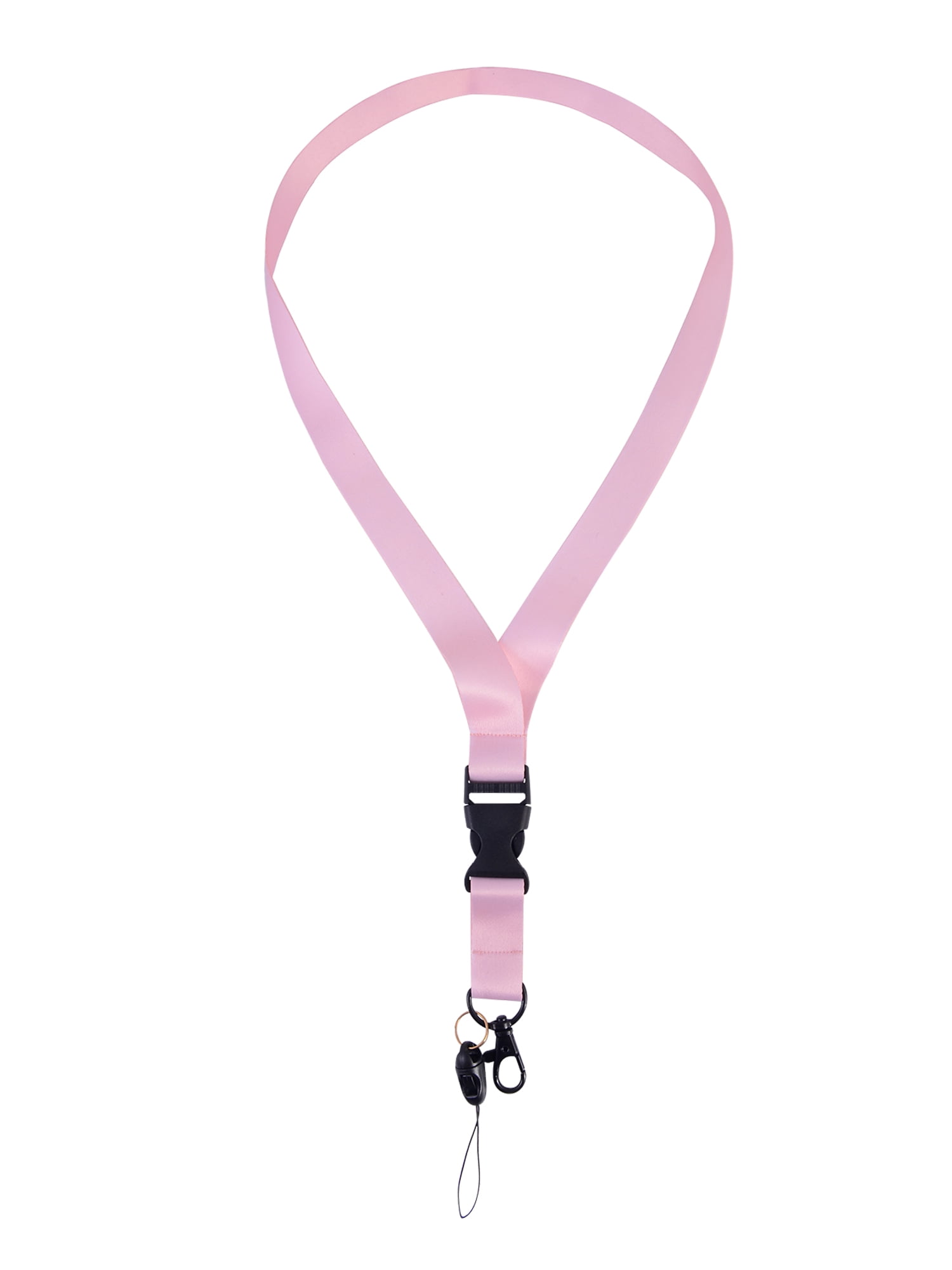 Solutions 3-Piece Pink Badge Reel Lanyard ID Holder Set for Work, School & Professionals