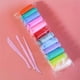 thumbnail image 3 of Kit de Modelismo de Espuma de Arcilla | Set de manualidades multicolor con secado suave al aire y herramientas de escultura - Pack de 12 formas fáciles y no tóxicos | Textura elástica y rebotante, 3 of 9