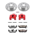 thumbnail image 2 of PowerStop Rear Z36 Truck & Tow Brake Pad and Rotor Kit with Red Powder Coated Calipers Fits: INFINITI NISSAN Select Models KC2445-36, 2 of 4