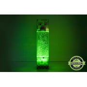 Minecraft Creeper Glitter Motion Light | 12-Inch Fun Mood Light LED Lamp
