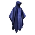 thumbnail image 1 of Poncho de lluvia con capucha Ligero Reutilizable con bolsillo Toldo impermeable lluvia Refugio impermeable para adultos Mochila unisex Camping shamjiam Poncho de lluvia, 1 of 6
