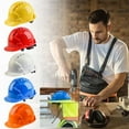thumbnail image 2 of Thickened V-shaped ABS safety helmet, construction site labor protection he GXC, 2 of 8