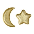 thumbnail image 3 of Bandeja de frutas,Bandeja decorativa de luna y estrella para Eid Mubarak,Bandeja de postre vintage de lujo,Elegante plato europeo para servir fruta de aperitivo,Bandeja central de hierro, 3 of 9