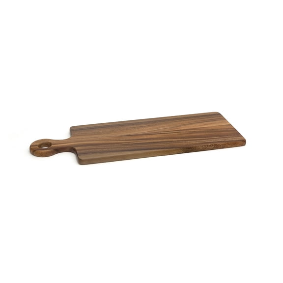 Lipper International 1026 Acacia Wood Serving and Cutting Board, 19.75" x 7" x 0.5"