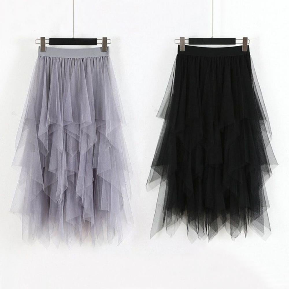 Black tulle skirt ladies hotsell