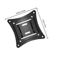 thumbnail image 2 of Raindrops Computer Monitors Wall Mount TV Wall Mount Black Monitor Support for Living Room 1Set Back to School, 2 of 8
