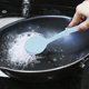 thumbnail image 5 of Cepillo de cocina de mango largo de silicona colgante, herramienta, olla, sartén, fregador de platos, bola de limpieza (azul), 5 of 8
