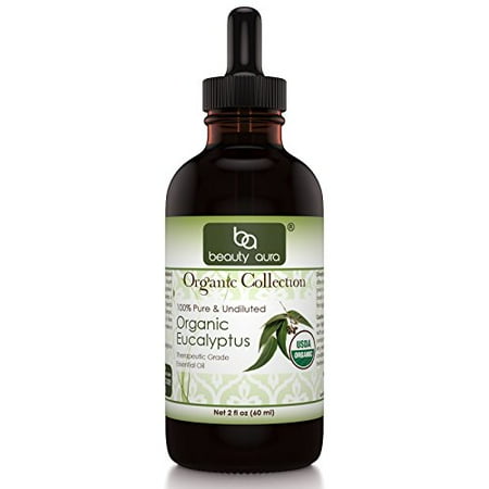 Beauty Aura 100% Organic Eucalyptus Oil - 2 fl oz - Finest Therapeutic grade Essential Oils Made from Premium Eucalyptus Leaves for Humidifier, Aromatherapy Diffuser Vaporizer Units | Walmart Canada Beauty Aura 100% Organic Eucalyptus Oil - 2 fl oz - Finest Therapeutic grade Essential Oils Made from Premium Eucalyptus Leaves for Humidifier, Aromatherapy Diffuser Vaporizer Units | Walmart Canada