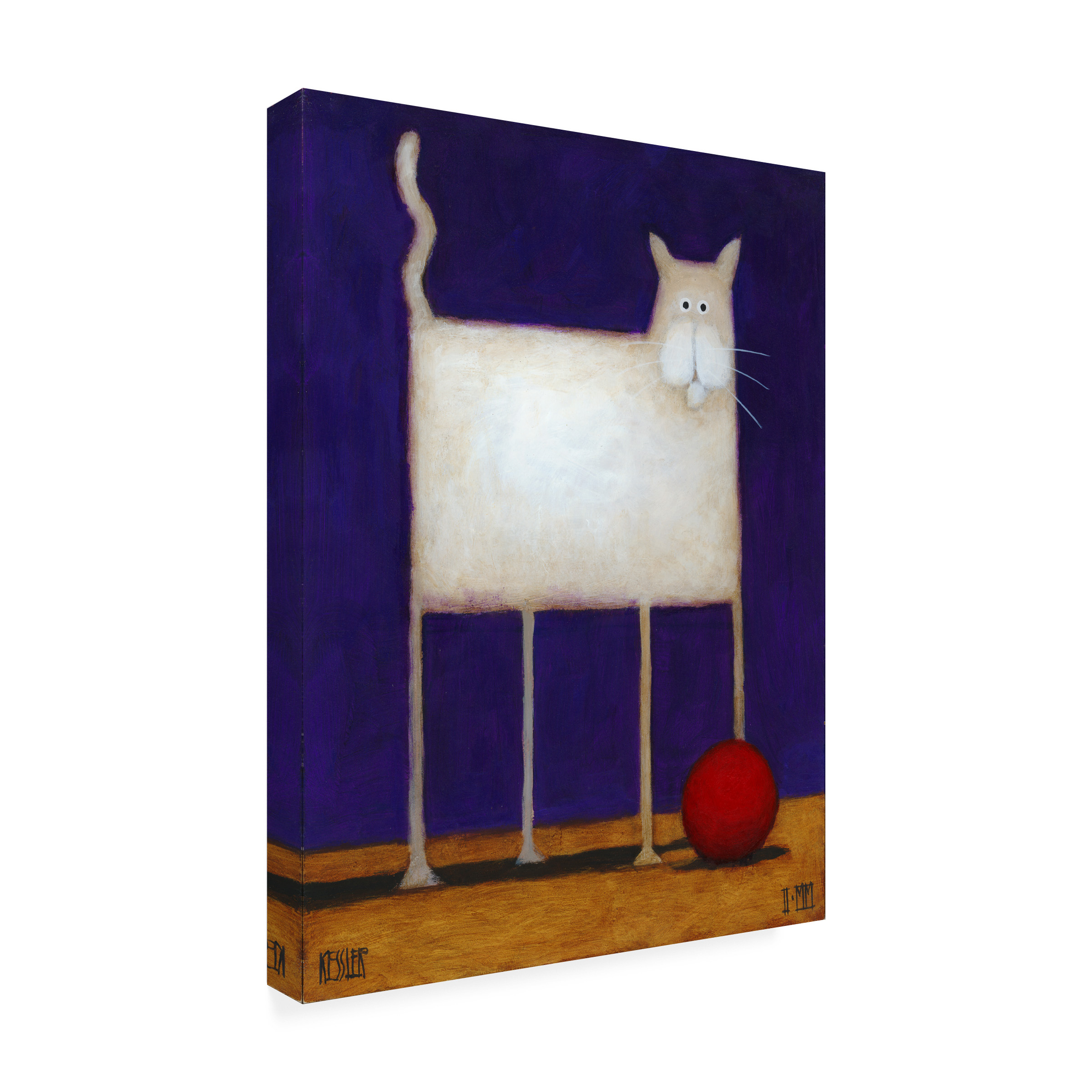 Trademark Fine Art Daniel Patrick Kessler Trouble Canvas Wall Art - 35x47