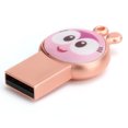 thumbnail image 2 of Disco U USB 2.0 de alta velocidad con patrón de dibujos animados, resistente al agua, unidad flash para teléfono y computadora, rosa, 128 GB, 2 of 10