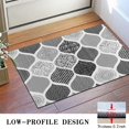 thumbnail image 3 of Bohemian Retro Floral Non-Slip Entryway Door Mat,Boho Indoor Decor Durable Low Plush Door Mat,Washable Welcome Rug for Patio Hallway Home Decor 16x24 Inches, 3 of 7