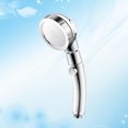 thumbnail image 3 of Douche à Main Réglable à 3 Modes pour Augmenter la Pression Pulvérisateur de Douche Douchette de Salle de Bain Tête de Douche Argent, 3 of 8