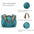 thumbnail image 5 of Bolso de Lona para Mujer Bolso Bandolera Bolso de Hombro para Mujer Bolso Hobo para Mujer Azul Lago, 5 of 5