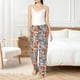 thumbnail image 4 of Balery Set Of Travel Vintage Pantalones de pijama para mujer, pijamas ultraligeros, pantalones de estar por casa-Small, 4 of 6