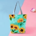 thumbnail image 2 of YUHAOTIN Womens Purses Crossbody Tote New Women's Slouchy Style Large Capacity Zippered Sunflower Printed Shoulder Bag Tote Bag for Women Small Canvas Shoulder Bags for Women, 2 of 6