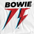 thumbnail image 2 of David Bowie T-Shirt Bowie 75 Logo Unisex Graphic Tee for Men & Women, 2 of 7