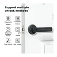 thumbnail image 3 of Smart Fingerprint Lock Bluetooth Passcode Card Wooden Door Bedroom Keyless Entry, 3 of 5