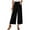 Black, variant on Zuesphe Womens Pants Summer Boho Ladies Capri Pants Petite Womens Baggy Pants Y2k High Waist Cargo Pants Women Plus Sizea