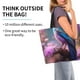 thumbnail image 2 of Fotbe Beautiful Flower Blue Bird Bolsa Tote Estética de Lona con Estampado para Mujer - Bolsa Reutilizable de Hombro Casual para Vacaciones, Compras, Trabajo y Gimnasio, 2 of 8