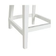 thumbnail image 6 of Alaterre Furniture Ellie Counter Height Wood Stool with High Back, White, 6 of 9