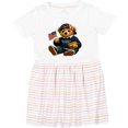 thumbnail image 3 of Inktastic Patriotic Teddy Bear 250 Years Celebration Girls Toddler Dress, 3 of 5