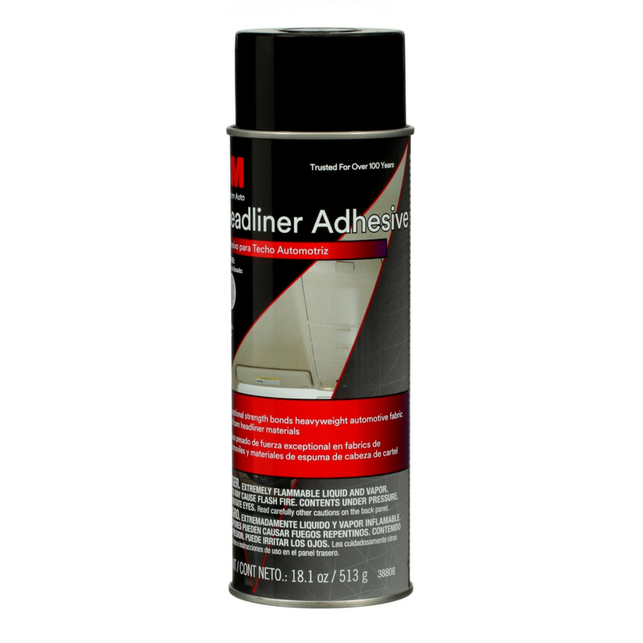 3M Headliner & Fabric Adhesive, 38808, 18.1 oz, Can, 7100258690