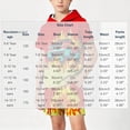 thumbnail image 3 of Atogsazn Kids Boys Summer Clothes Set Childrens Printed Short Sleeve Hooded Shirts & Shorts Outfit Hoodies Red 5-6 Years Fashion, 3 of 7