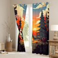 thumbnail image 3 of Erosebridal Outdoor Camping Black Out Curtains For Camper Gifts,Country Style Curtains Pack of 2 (42x63 Each) For Kids Boys, 3 of 7