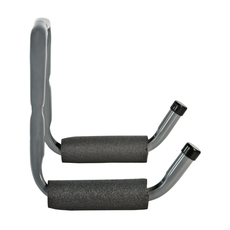 Hyper Tough Heavy Duty Steel Double Arm Utility Hook Wall Mount Garage Storage Gray Walmart