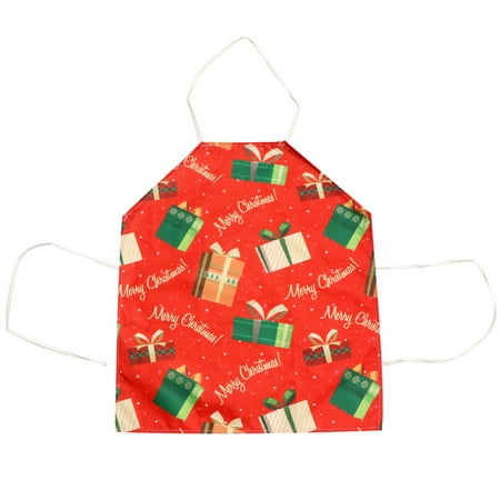 

1pc Christmas Theme Apron Christmas Pattern Decorative Kitchen Apron Party Decor