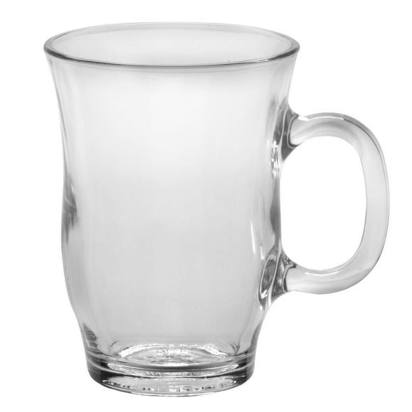 Duralex Eiffel Clear Glass Mug 250 ml Set of 6