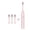 Pink, variant on Adult Sonic Electric Toothbrush - 4 Heads, 60-Day Battery, 6 Modes, IPX7 Waterproof, Timer