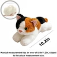 thumbnail image 3 of Fluffy Cat Stuffed Farm Animal Cuddle  Kitty 3color Cat Plush Toys Creamy Cat Soft Dolls Huggable Plushie Presents, 3 of 5