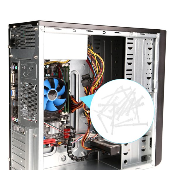 NUOLUX 20Ud Tornillos De Montaje Para Ventilador De Computadora Con Antiruido