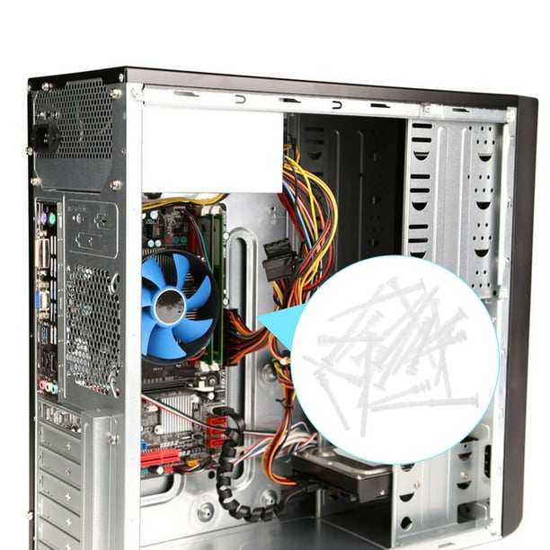 NUOLUX 20Ud Tornillos De Montaje Para Ventilador De Computadora Con Antiruido