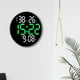 thumbnail image 3 of Reloj electrónico LED Reloj de pared circular digital para regalo de decoración Verde Gloria Reloj digital, 3 of 9