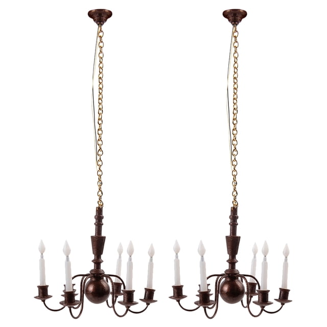 SHISUYAN 2 Pcs Mini Lampes de Plafond Paysager Modèles Décoration de Table de Sable