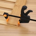 thumbnail image 6 of 4pcs 4inch Bar F Clamps Clip Grip Quick Ratchet Release Woodworking DIY Hand Tool Kit,F Clamp, Bar Clamp, 6 of 12