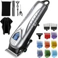 thumbnail image 1 of USB Rechargeable Hair Clipper - Cordless Electric Beard Trimmer With 2500mAh Battery, Portable Hair Clipper Beauty Kit For Home Use_Special Gift, 1 of 5