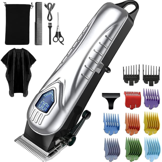 USB Rechargeable Hair Clipper - Cordless Electric Beard Trimmer With 2500mAh Battery, Portable Hair Clipper Beauty Kit For Home Use_Special Gift