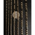 thumbnail image 3 of 14K Yellow Gold Figaro Chain Necklace, 2mm - 7.5mm 16" - 28" Inch, 14k Thick Link Chain, Real 14k Gold Chain, Gold Figaro Chain, Men Women (Width:7.2mm; Necklace length:20;), 3 of 5