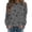 Dark Gray, variant on No Boundarie Women's Crew Neck Long sleeve Pullover Tops,Womens Star Graphic Sweatshirt,Ladies' Printed Cozy Blouse,White,Size XXL