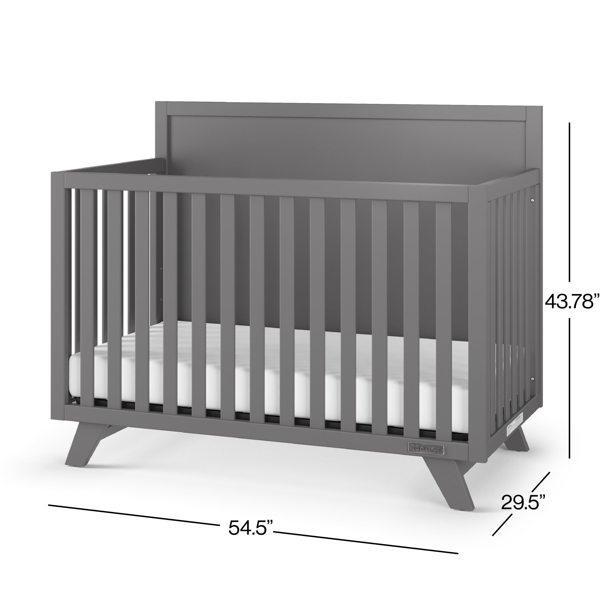 Child Craft Soho 4-in-1 Convertible Flat Top Crib