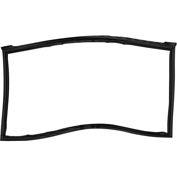 Whole Parts Refrigerator Door Seal Gasket (Black Color), Single Piece, Part# W10830277 - Replacement & Compatible with Some Kitchen Aid, Maytag and Whirlpool Refrigerators