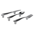 thumbnail image 5 of 12 PCS Knife Spoon Fork Kitchen Cabinet Closet Drawer Pull Handles Knobs 3-Inch Center to Center (Silver), 5 of 8