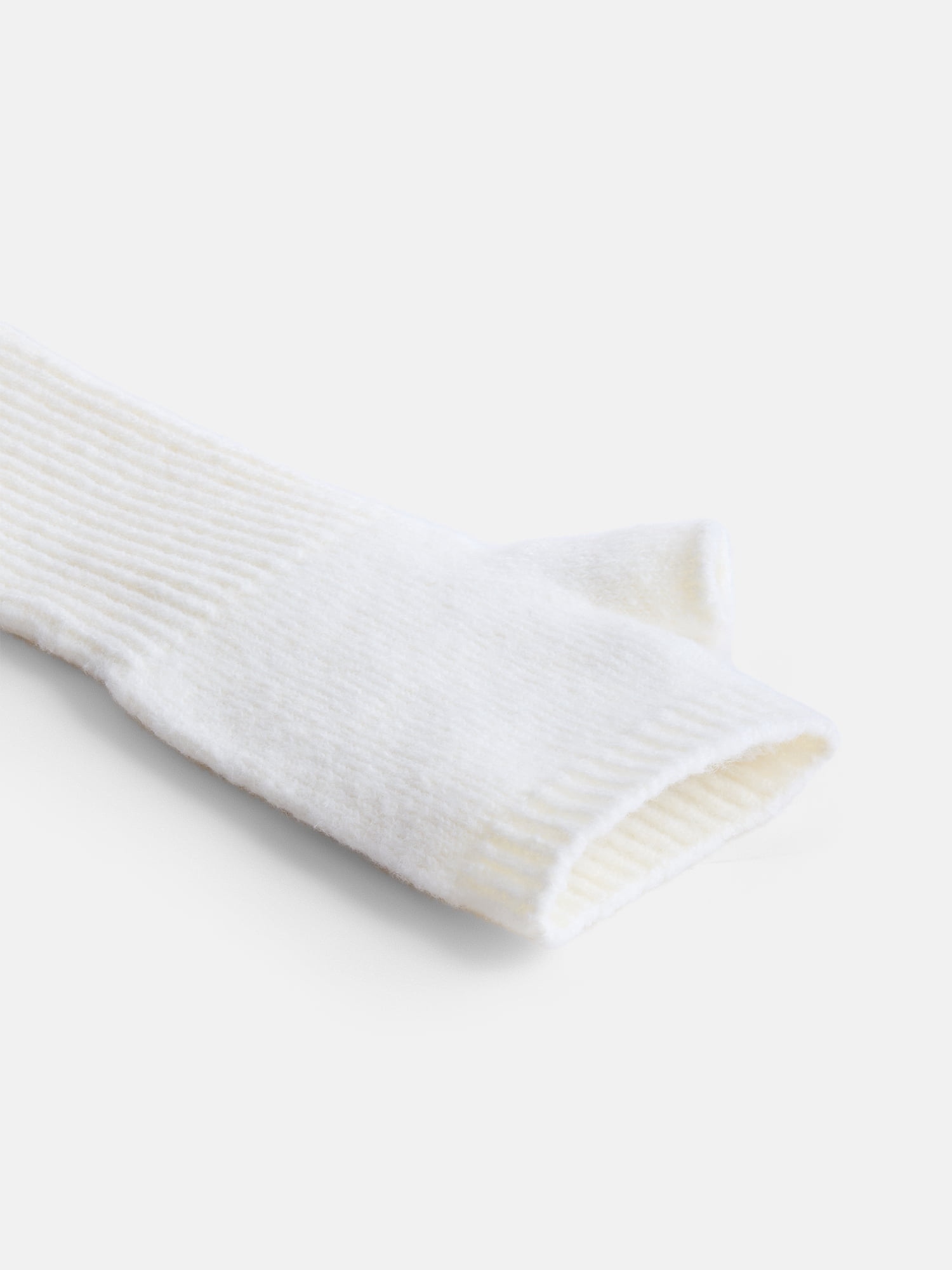 Time and Tru Women's Long Fingerless Gloves, Ivory, One Size